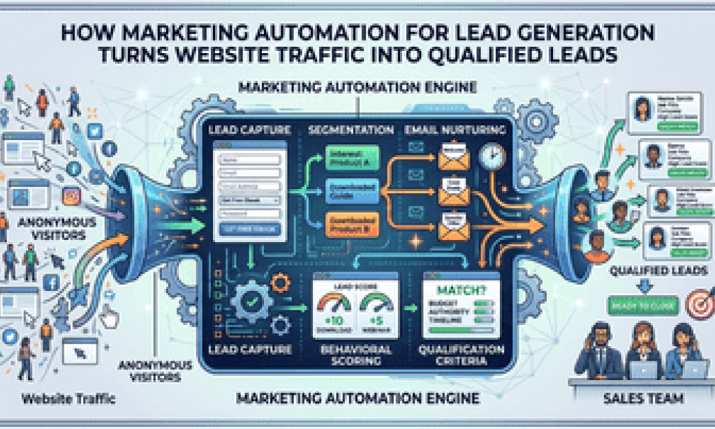 How Marketing Automation for Lead Generation Turns Website Traffic