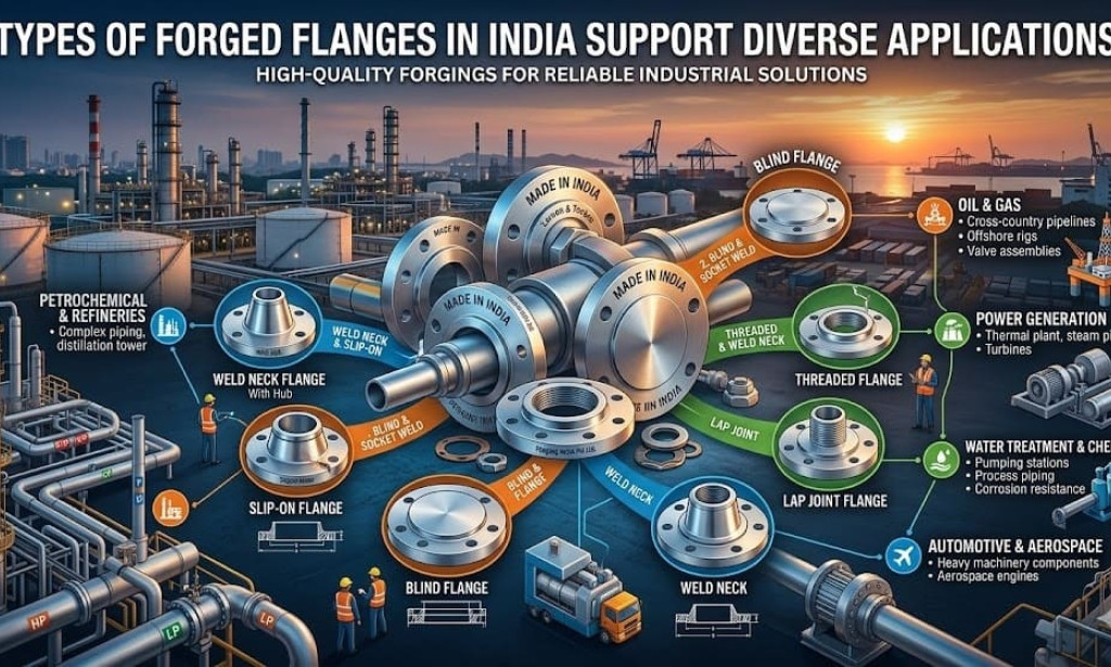 How Types of Forged Flanges in India Support Diverse Applications