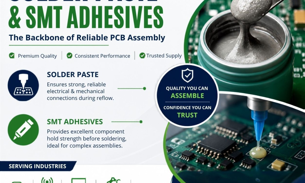 What are Best Solder Paste and SMT Adhesive Solutions for High-Reliability Electronics