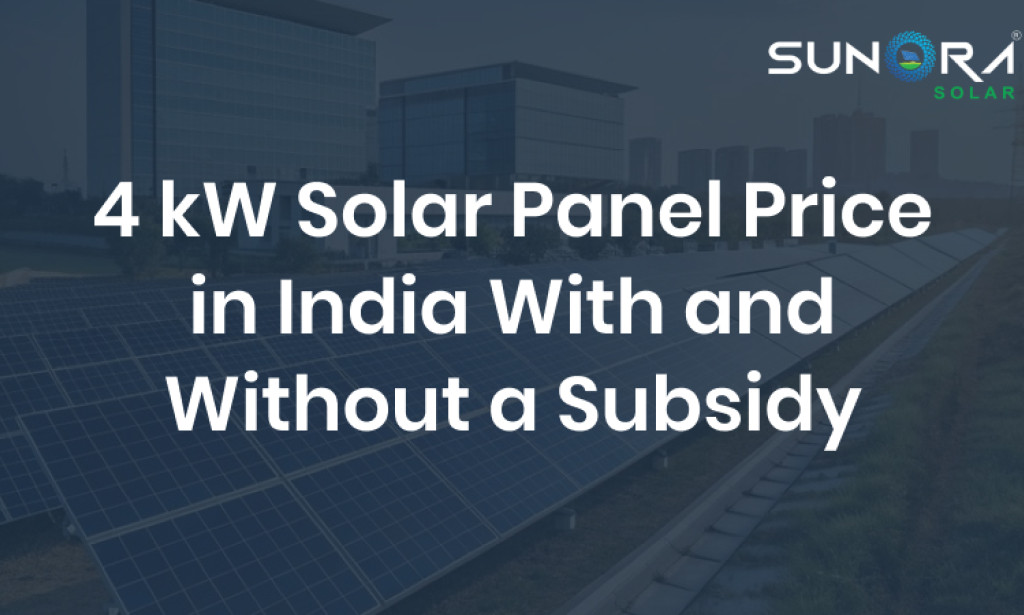 What Is the 4 kW Solar Panel Price in India in 2026?