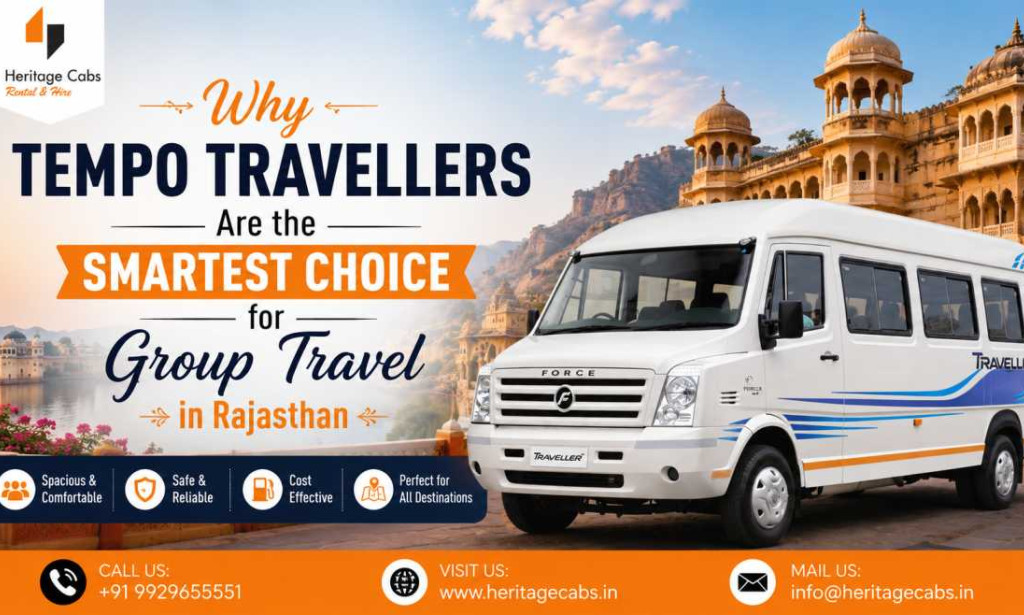 How to Book a Luxury Tempo Traveller Rental in Jaipur