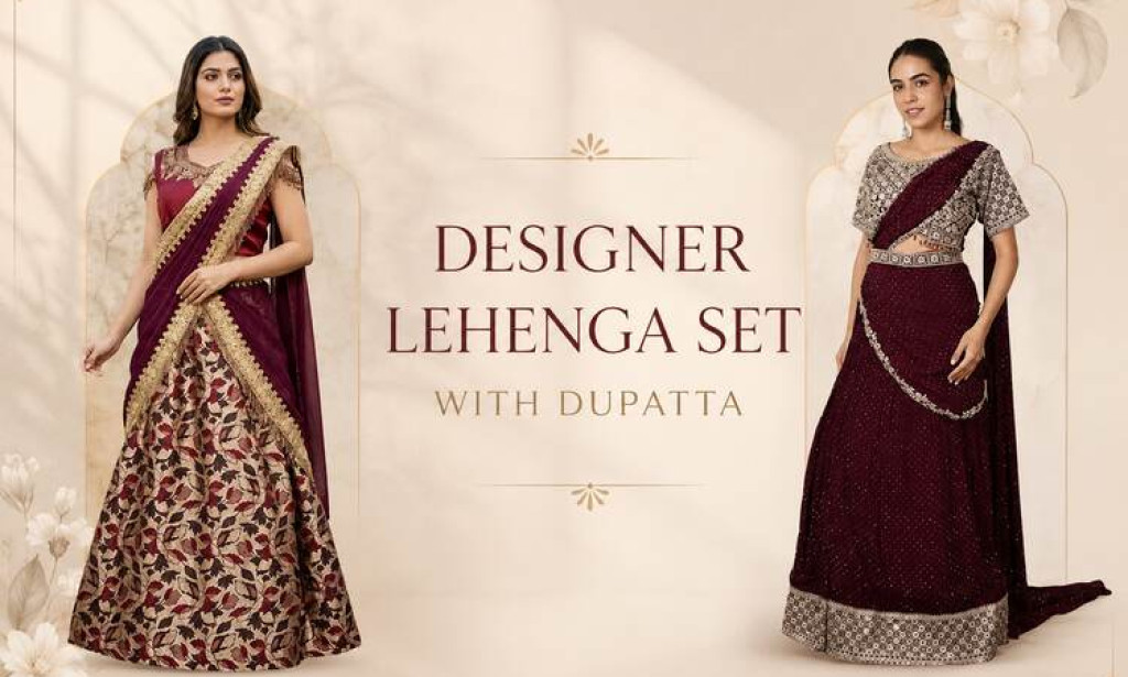 Designer Lehenga Set with Dupatta: A Wedding Guest's Fashion Guide