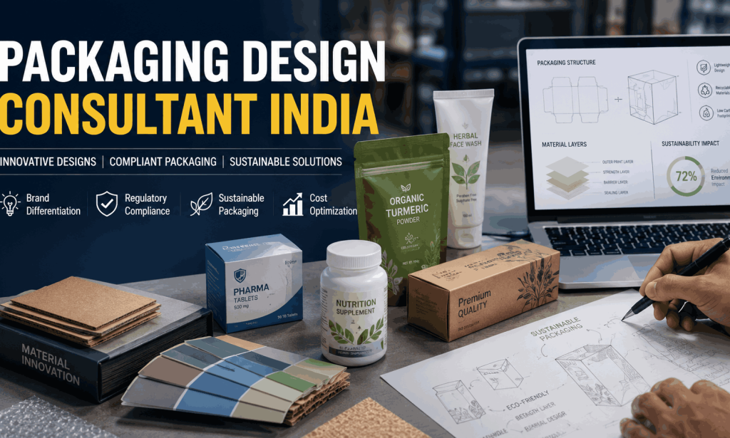 Packaging Design Consultant India for Food, FMCG, Pharmaceutical, and Industrial Products