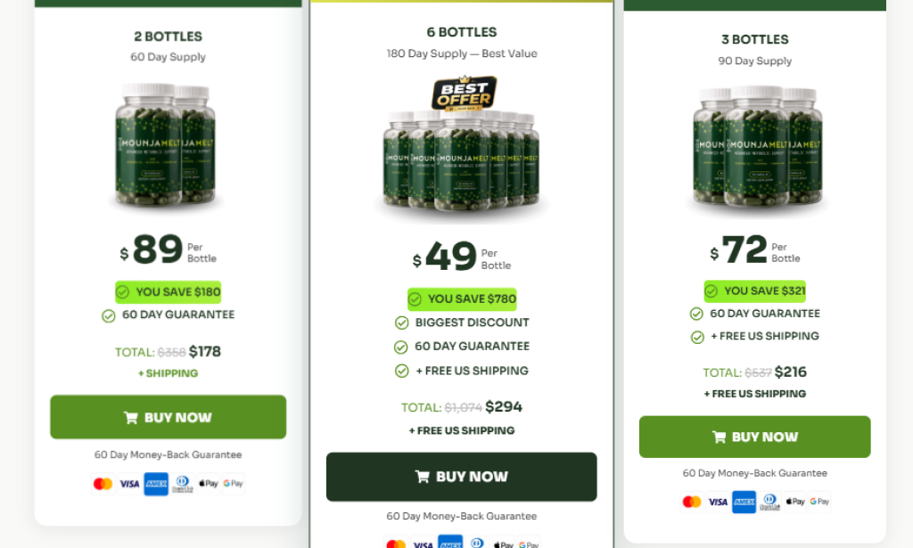 MounjaMelt Capsules Review: Scam or Real Metabolism Fix? (2026) where to buy
