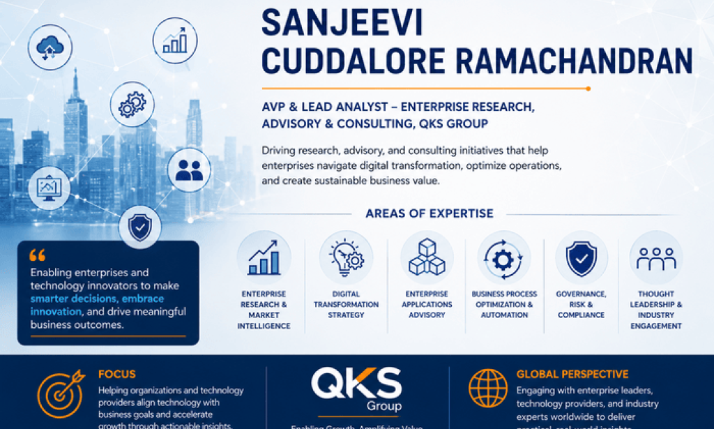 Sanjeevi Ramachandran: Driving Top Enterprise Transformation Through Research and Advisory Excellence