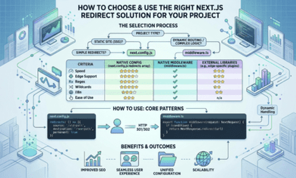 How to Choose and Use the Right Next.js Redirect Plugin for Your Project