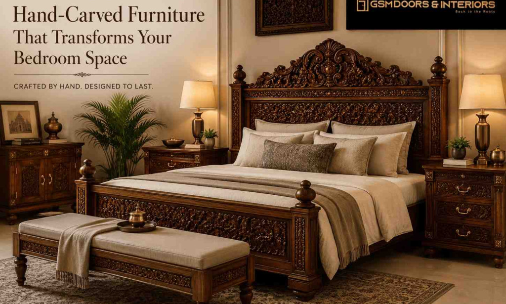 How Hand-Carved Furniture Transforms a Bedroom Into a Royal Retreat