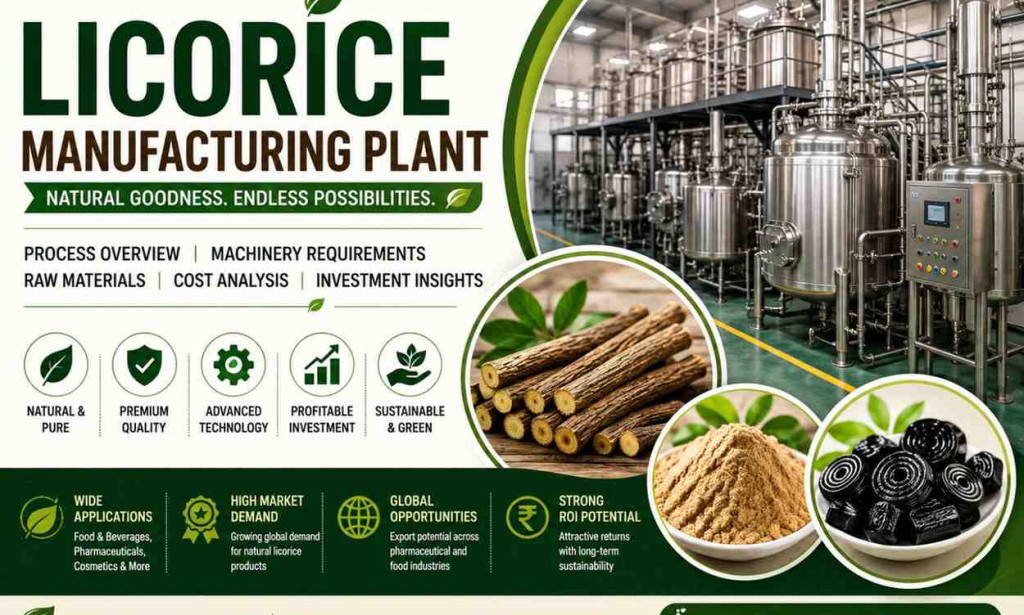 How to Set Up a Licorice Manufacturing Plant: Machinery Requirements and Cost Analysis