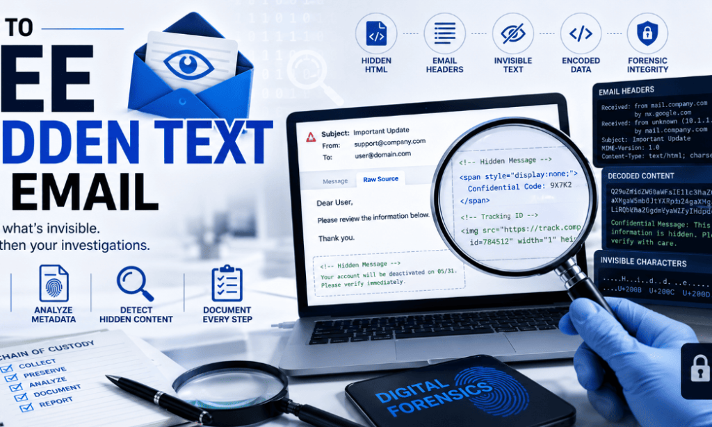 How to Detect Hidden Content in Emails: Practical Techniques for Investigators