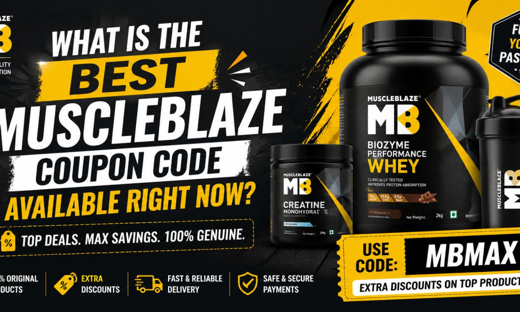 What Is the Best MuscleBlaze Coupon Code Available Right Now?