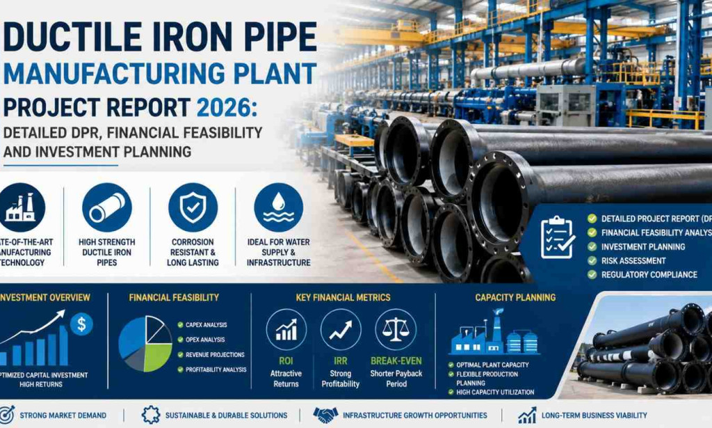 How to Set Up a Ductile Iron Pipe Manufacturing Plant: Project Report, Financial Feasibility and Investment Planning 2026