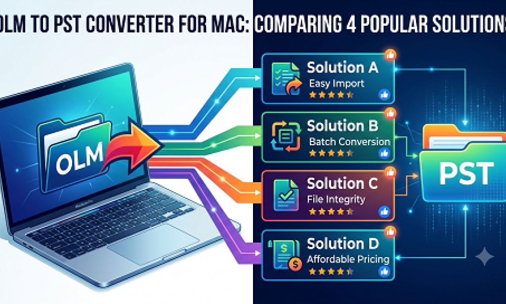 Top OLM to PST Converter for Mac: Comparing 4 Popular Solutions