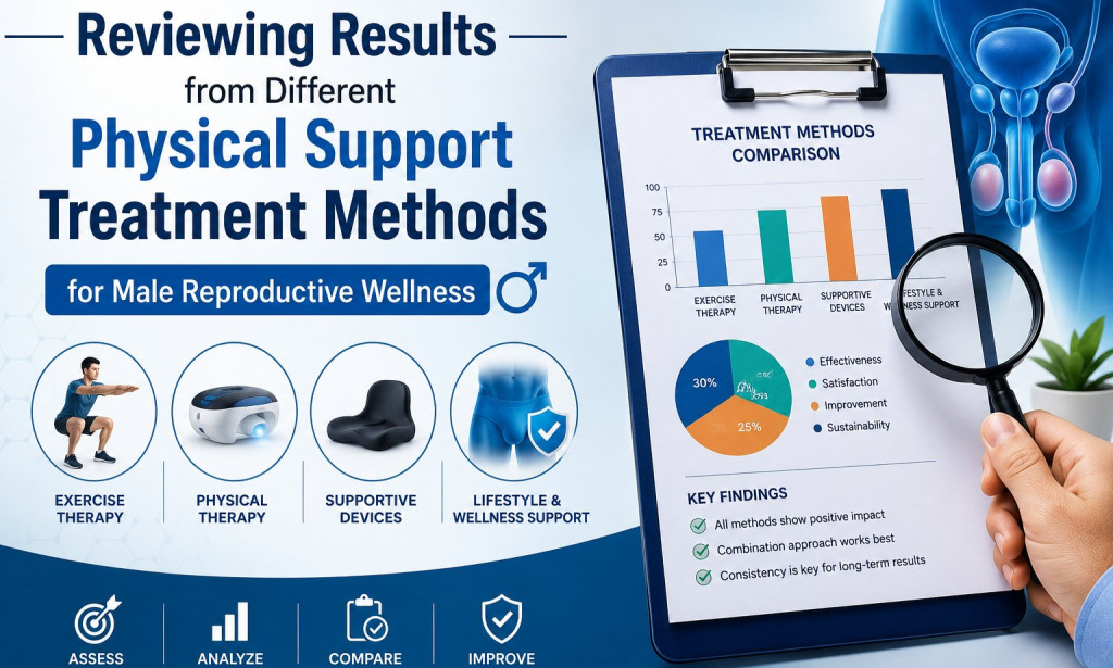 How Reviewing Results from Different Physical Support Treatment Methods for Male Reproductive Wellness