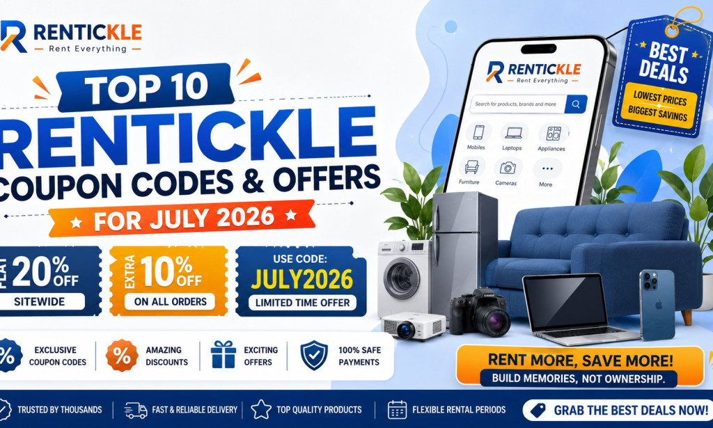 Top 10 Rentickle Coupon Codes and Offers for July 2026