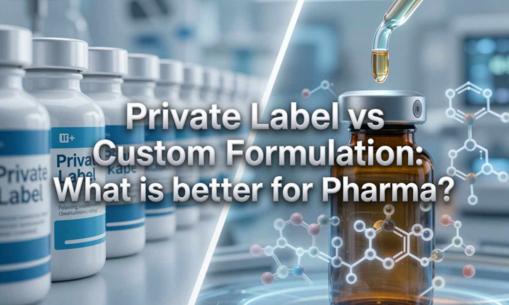 Private Label vs Custom Formulation: What is better for Pharma?