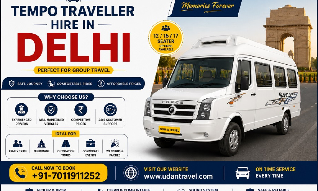 How to Rent Tempo Traveller in Delhi