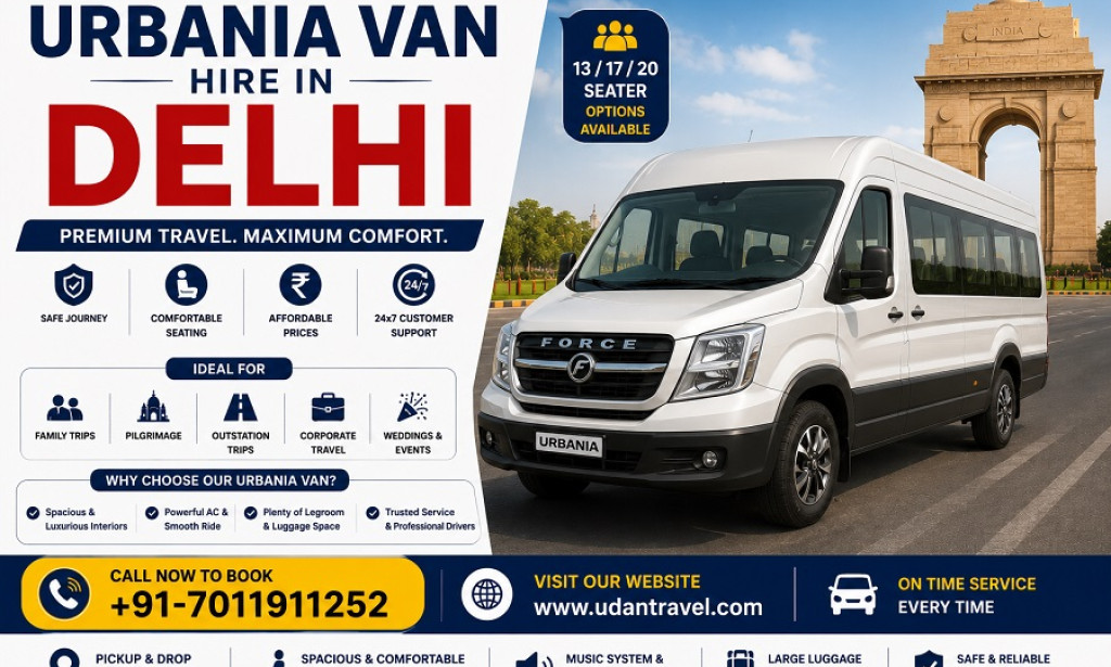 How to Hire Force Urbania from Delhi To Outstation