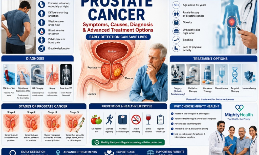 What Is Prostate Cancer? Symptoms, Causes, Diagnosis, and Advanced Treatment Options