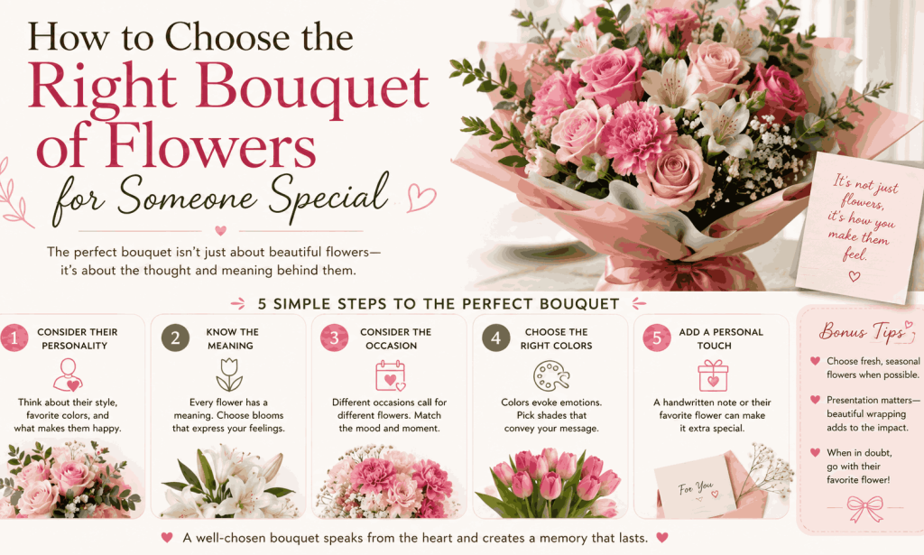 How to Choose the Right Bouquet of Flowers for Someone Special