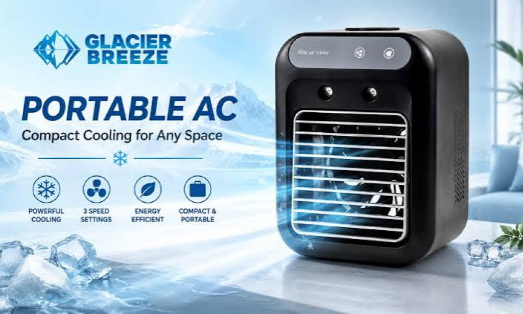 Glacier Breeze Portable AC Reviews: A Smart Cooling Solution for Hot Days Features, Performance, Pros & Cons!