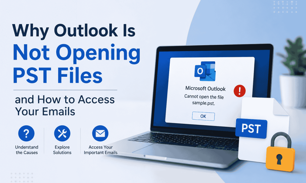 Why Outlook Is Not Opening PST Files and How to Access Your Emails