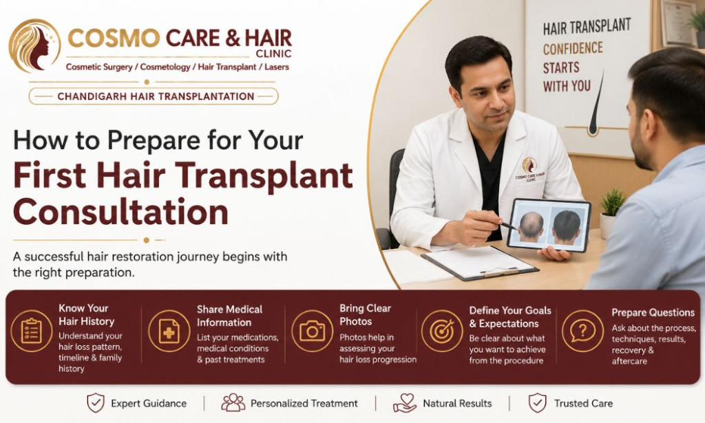 How to Prepare for Your First Hair Transplant Consultation