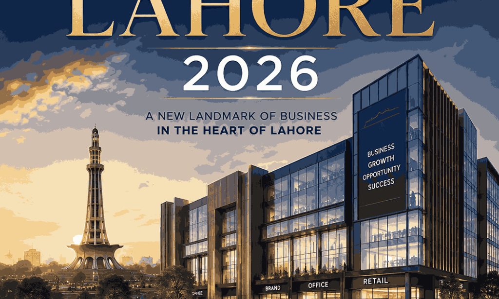 who commercial project launch Lahore 2026