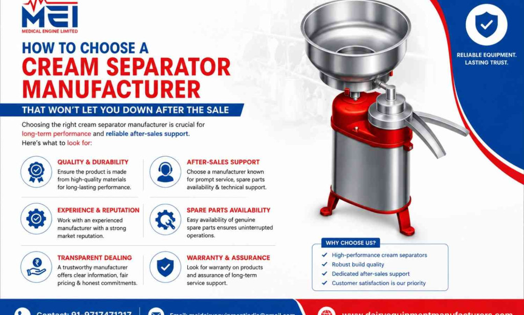 How to Choose a Cream Separator Manufacturer That Won't Let You Down After the Sale