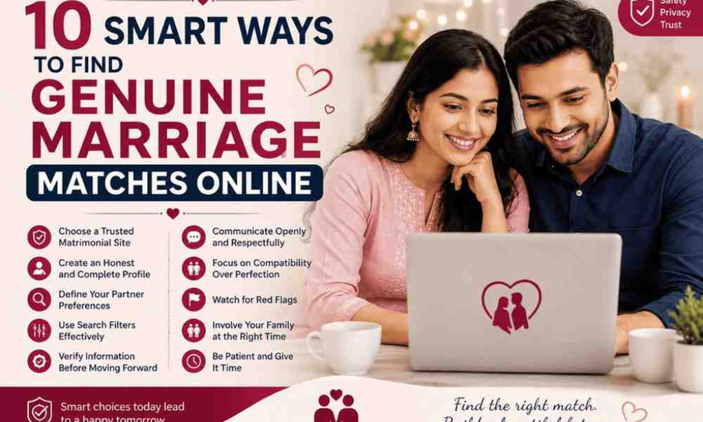 Top10 Smart Ways to Find Genuine Marriage Matches Online