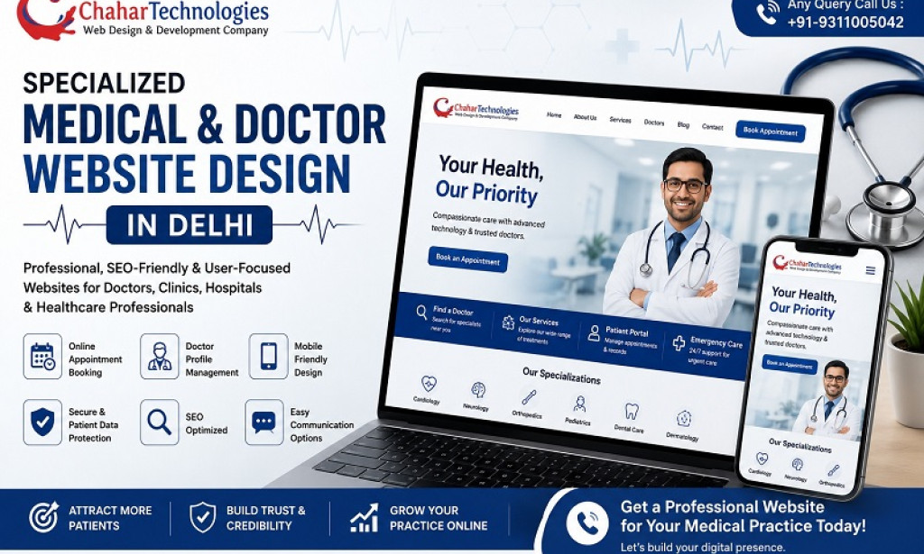 Chahar Technologies-Top Medical & Doctor Website Design in Delhi