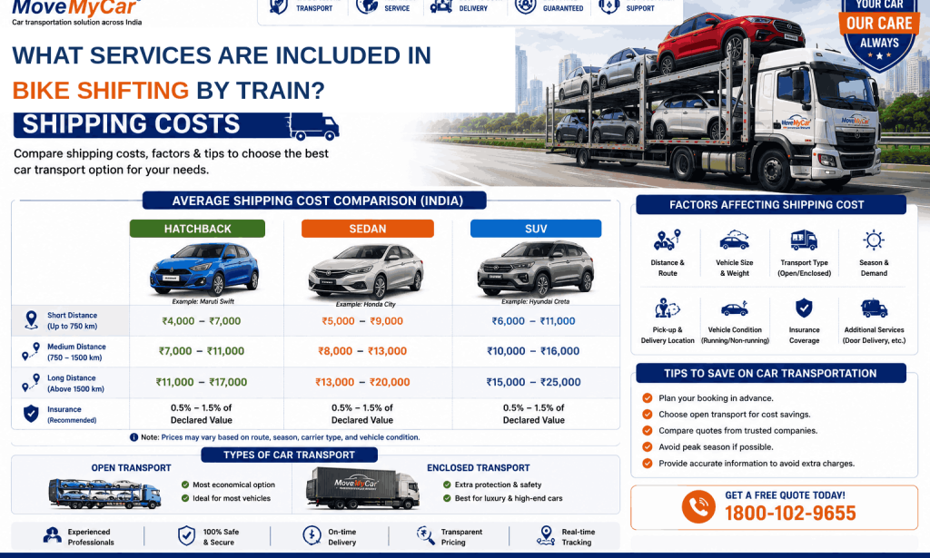 What Services Are Included in Bike Shifting by Train?