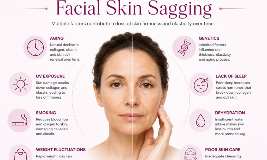 What Causes Facial Skin Sagging and How Can You Treat It?