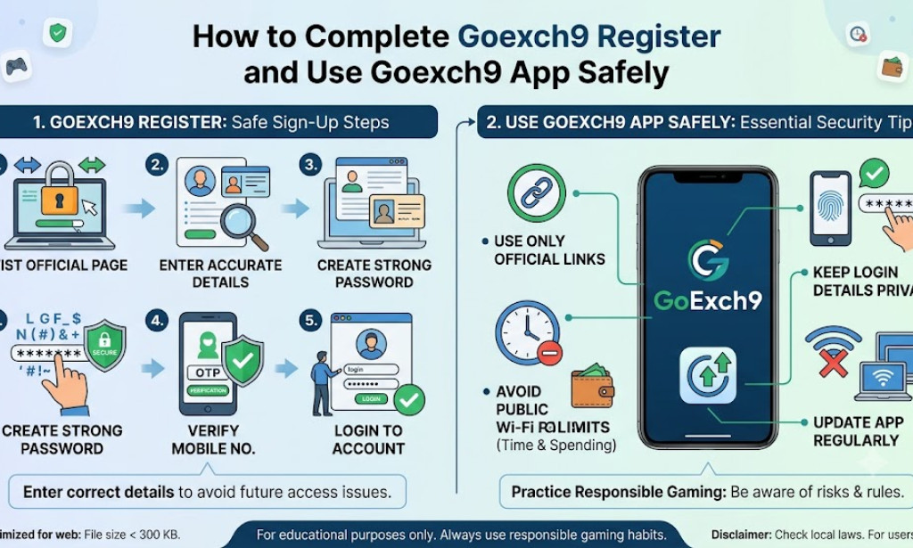 How to Complete Goexch9 Register and Use Goexch9 App Safely