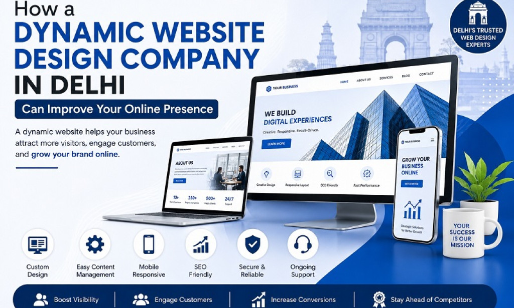 How a Dynamic Website Design Company in Delhi Can Improve Your Online Presence