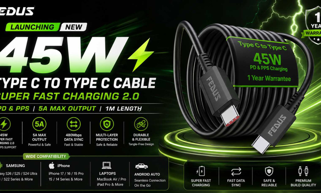 How to Choose the Best 45W Type C to Type C Cable for Fast Charging (2026)