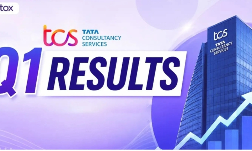 EARNINGS FROM TCS IN THE FIRST QUARTER INCLUDE A DIVIDEND OF 12 PER SHARE, AN INCREASE IN REVENUE OF 14%, AND A NET PROFIT OF 5% TO 13,349 CRORE.