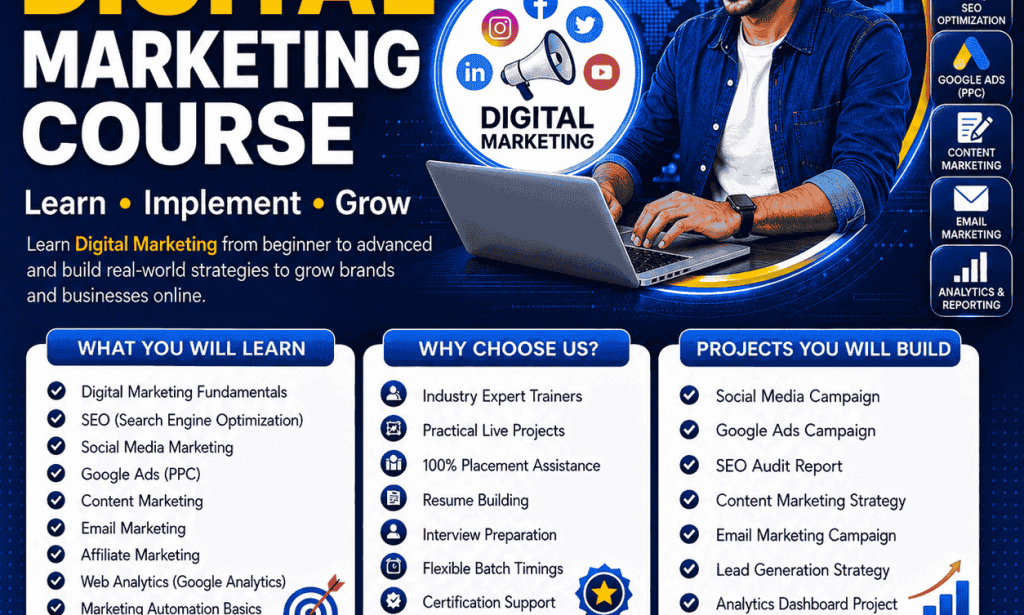 Top 7 Reasons to Choose Digital Marketing Training in Saravanampatti for a Successful Career