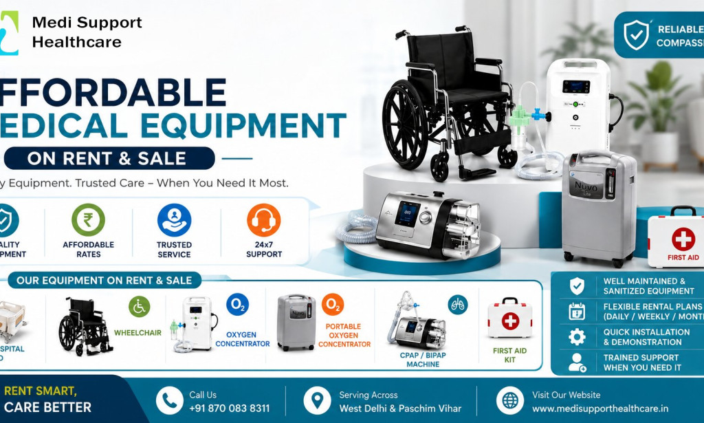 Top Home Healthcare & Medical Equipment on Rent Solutions in Delhi