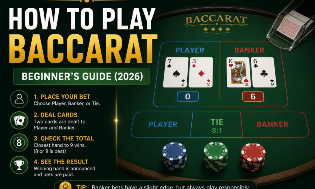How to Play Baccarat: Beginner's Guide (2026)