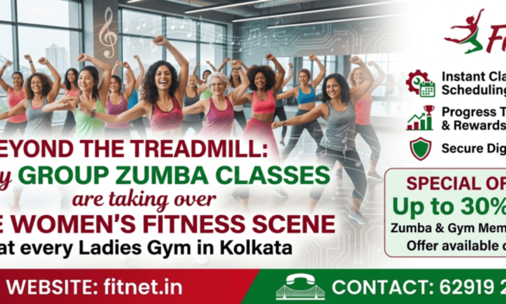 Top Beyond the Treadmill: Why Group Zumba Classes Are Taking Over the Women's Fitness Scene at Every Ladies Gym in Kolkata