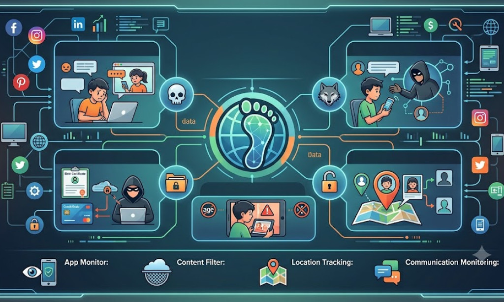 Top Common Online Risks Hidden in Your Child’s Digital Footprint