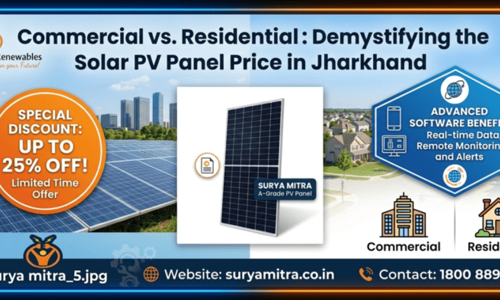 Top Commercial vs. Residential: Demystifying the Solar PV Panel Price in Jharkhand