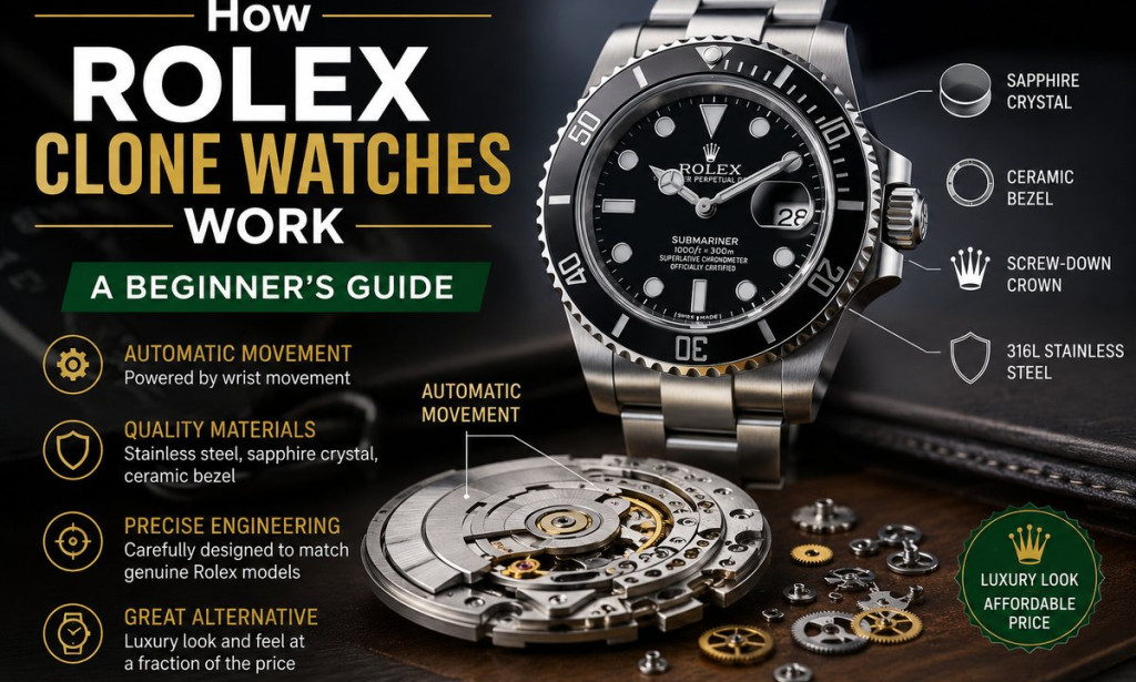 How Rolex Clone Watches Work: A Beginner's Guide
