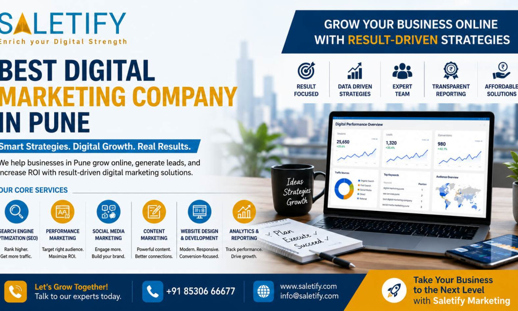 Trusted Top Digital Marketing Company in Pune: Grow Your Business with Saletify