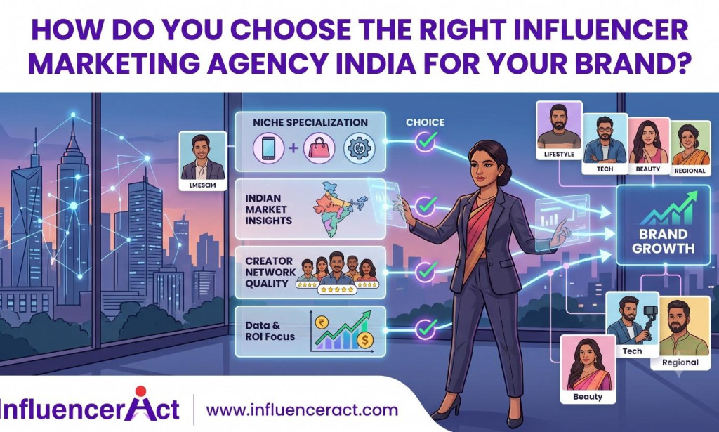 How Do You Choose the Right Influencer Marketing Agency India for Your Brand?