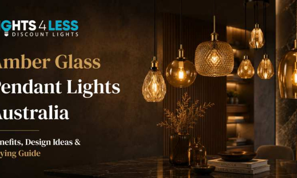 Amber Glass Pendant Lights Australia