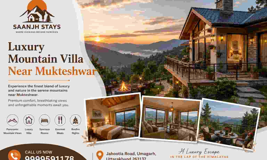 Top Luxury Mountain Villa Near Mukteshwar