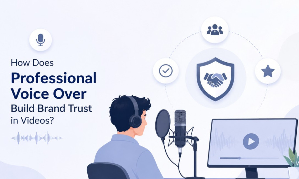 How Does Professional Voice Over Build Brand Trust in Videos?