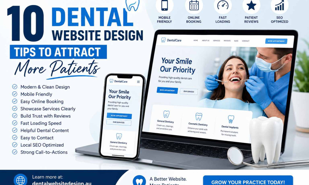 Top 10 Dental Website Design Tips to Attract More Patients