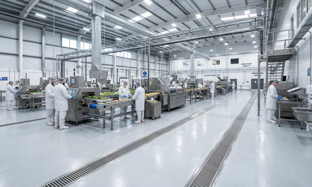 What Is Customised Drainage Design and Why Does Your Food Factory Need It?